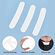 BENECREAT 50Pcs Plastic Tab Collar for Clergy Shirt AJEW-BC0003-64A-4