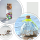 Delorigin 11 pz 11 colori borsa fortunata forma ornamento di bottiglie di sughero di vetro AJEW-DR0001-01-7