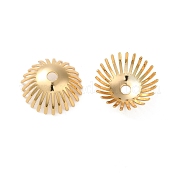 Латунные колпачки бисера KK-O100-15G