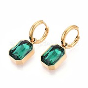 Серьги-кольца из нержавеющей стали 304 EJEW-T047-14G-A