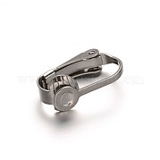 Фурнитура для сережек-клипс из нержавеющей стали марки 304 STAS-E103-05P