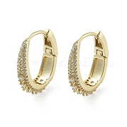 Серьги хмель из латуни с цирконием EJEW-Q811-31G