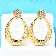 Серьги-гвоздики из нержавеющей стали 304 EJEW-F361-23G