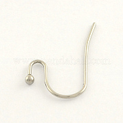 304 Stainless Steel Earring Hooks STAS-R063-34