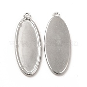 304 Stainless Steel Pendant Cabochons Settings STAS-A070-45P
