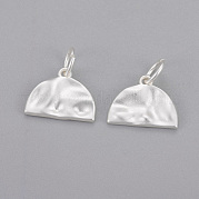 Чеканные полукруглые брелоки из латуни KK-I636-07MS-NR