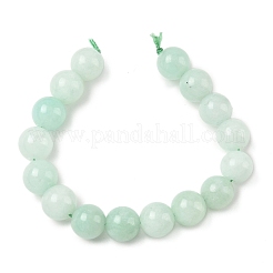 Billes de jade naturelles de teint en malaisades teintes&nbsp;G-G021-01D-11