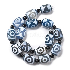 Estilo tibetano dZi abalorios hebras&nbsp;G-NH0037-C08-02