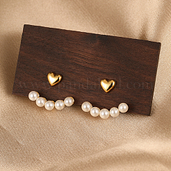 Véritables boucles d'oreilles en alliage plaqué or 18 carat&nbsp;EE2751-1