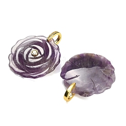Pendentifs en améthyste naturelle&nbsp;GG-CBA4625-05G-02