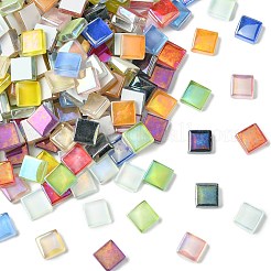240 Stück 12 Farben Regenbogen schillernde Glascabochons&nbsp;DIY-CJ0003-10