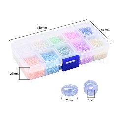 80000 Stück 10 Farben 12/0 Glas Saatperlen&nbsp;SEED-YW0001-33B