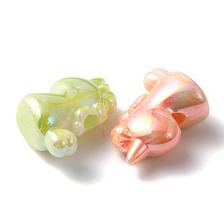 UV-Beschichtung regenbogenschillernde europäische Acrylperlen&nbsp;MACR-M025-03