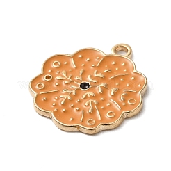 Pendentifs en alliage d'émail de ton doré du jour de Thanksgiving&nbsp;ENAM-M002-02B-G