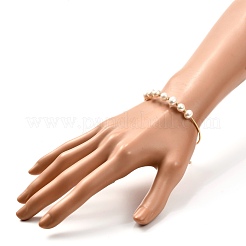 Natürlicher Perlenarmband für Mädchenfrauen&nbsp;BJEW-JB06829
