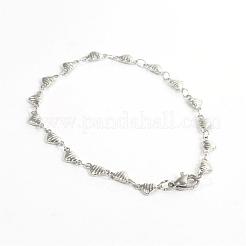 Bracelets en acier inoxydable 304 résistant au ternissement&nbsp;BJEW-D418-04