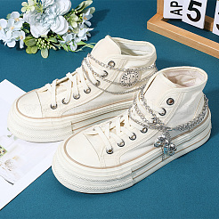 Chaîne de décoration de chaussures en alliage multicouche&nbsp;AJEW-WH20006-171