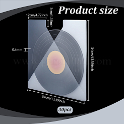Séparateur de disques vinyles en plastique PP&nbsp;AJEW-WH0880-92D