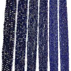 Chapelets de perles en verre électroplaqué&nbsp;LS-EGLA-A044-P1mm-B07