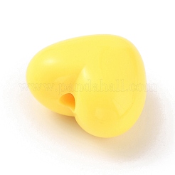 Perles acryliques opaques&nbsp;SACR-WH0005-06F