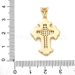 Colgante micropavé cubic zirconia de latón&nbsp;KK-S510-48G-03