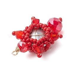 Saatperlen Perlen Charms&nbsp;PALLOY-MZ00351-05
