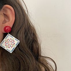 Pendientes colgantes de acrílico para mujer&nbsp;WG21048-01