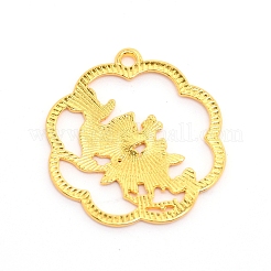 Colgantes de esmalte de aleación&nbsp;ENAM-WH0047-70G-RS