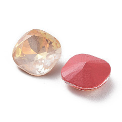 Cabochon di strass di vetro k9 galvanizzato&nbsp;RGLA-M016-F02-AM