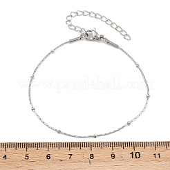 201 Edelstahl-Satellitenkettenarmbänder für Damen&nbsp;BJEW-G767-01D-P
