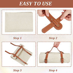 Sangle de transport pour tapis de yoga en cuir PU&nbsp;AJEW-WH20816-170AB