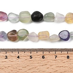 Fluorit natürlichen bunten Perlen Stränge&nbsp;G-B161-B12