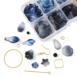 DIY-Sets zur Herstellung von Blumenglasanhängern und Ohrringen&nbsp;DIY-FS0009-01