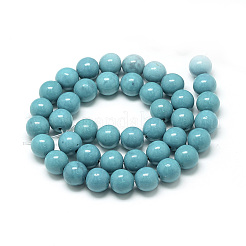 Synthetik Meer weißer Jade Perlen Stränge&nbsp;G-S254-8mm-B02