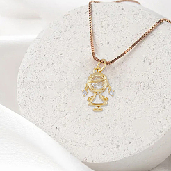 12 Stk. 2 Stil Messing Micro Pave Zirkonia Anhänger&nbsp;KK-DC0003-22