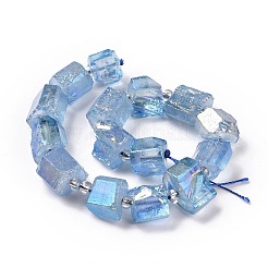 Galvaniques perles de quartz naturel brins&nbsp;G-G767-02-05