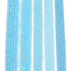 Abalorios de vidrio electroplate hebras&nbsp;EGLA-A044-J4mm-A04