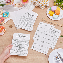 32 pieza de tarjetas de juego para fiesta de bautizo de bebé para invitados&nbsp;AJEW-WH0596-549