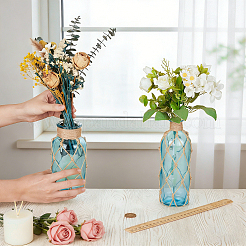 2 pz 2 stili vasi di vetro decorazioni espositive&nbsp;AJEW-TW0001-28