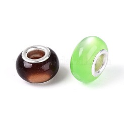 Großes Loch Unterlegscheibe Harz European Beads&nbsp;RPDL-Q004-02