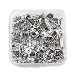 40pcs 10 estilos colgantes de aleación de estilo tibetano&nbsp;FIND-FP0001-23