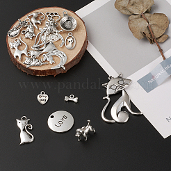 Tibetische Stil Anhänger & Charms&nbsp;TIBEP-TA0002-19
