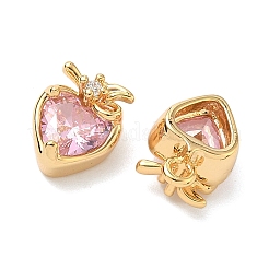 Pendentifs avec zircon cubiques à micro-pavés en laiton&nbsp;KK-A281-20G-01