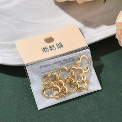 Componenti per orecchini a cerchio in ottone Shegrace&nbsp;XGR0156G-93G