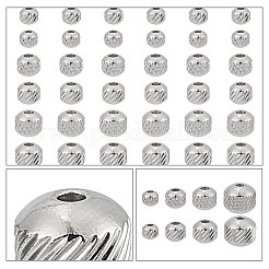 80 Stück 8 Stile 304 Edelstahlperle&nbsp;STAS-AR0002-04