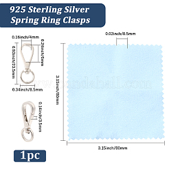 1 Stück: 925 Drehverschlüsse aus Sterlingsilber&nbsp;STER-BBC0008-65
