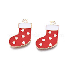 Noël pendentifs émail en alliage&nbsp;X-ENAM-Q442-63B