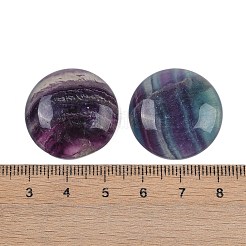 Natürliche bunte Fluorit-Cabochons&nbsp;X-G-H1596-FR-25mm-26