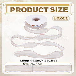 1 rouleau de bordure en dentelle de polyester&nbsp;OCOR-LP0002-16C