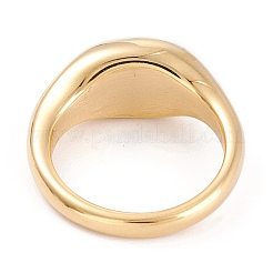 Ionenplattierung (IP) Unisex 304 Edelstahl Fingerringe&nbsp;RJEW-K233-11B-G